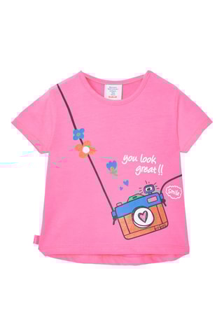 T-shirt et pantalon - Rose et blanc