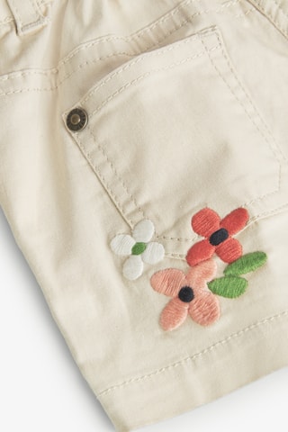 Salopette-short sans manches - Crème