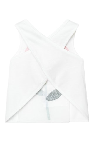 T-shirt sans manches - Blanc