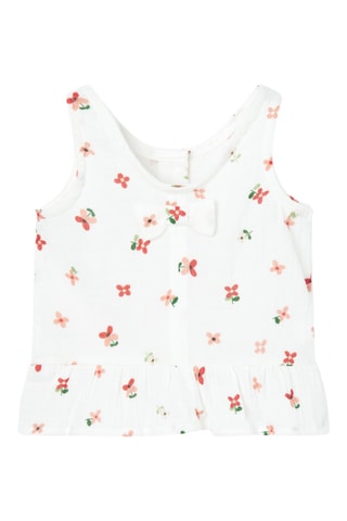 Top sans manches - Blanc