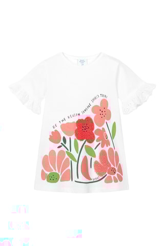 Robe trapèze - Blanc