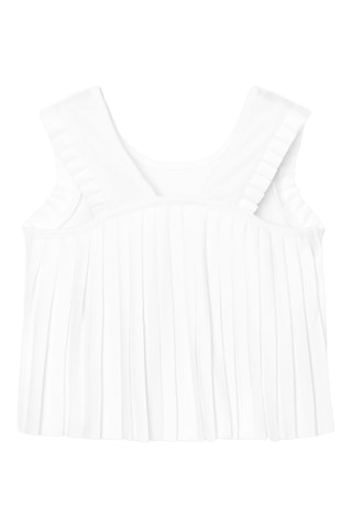 T-shirt sans manches - Blanc