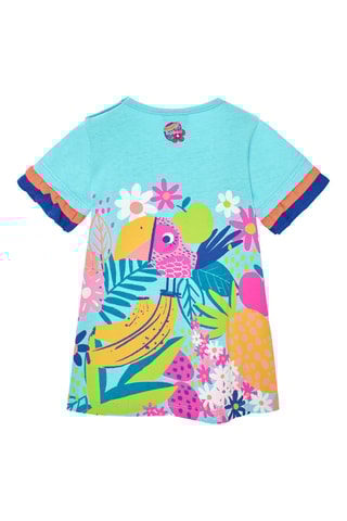 Robe trapèze - Turquoise