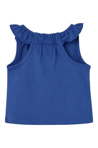 T-shirt sans manches - Bleu