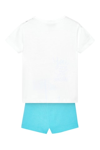 T-shirt et short- Blanc