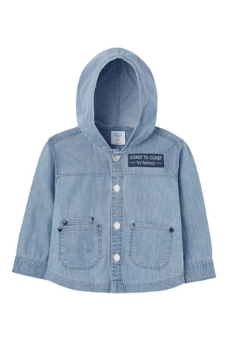 Veste à capuche - Bleu clair