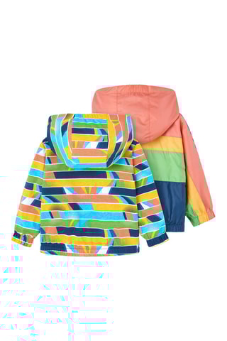 Parka réversible à capuche - Multicolore