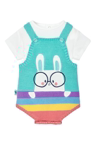 T-shirt et body - Blanc et bleu