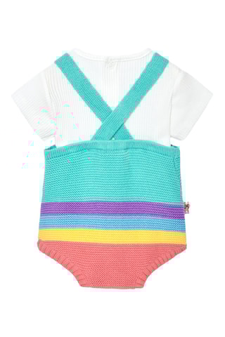 T-shirt et body - Blanc et bleu