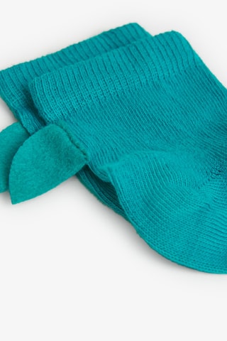 3 paires de chaussettes - Turquoise, rouge et bleu