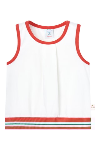 T-shirt sans manches - Blanc