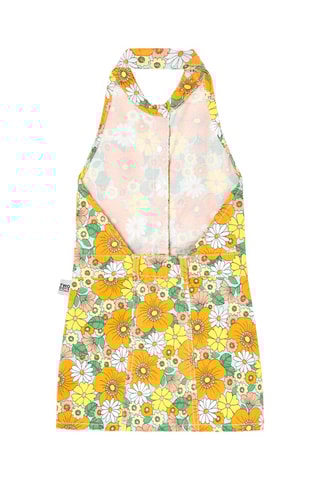 Robe chemise sans manches - Jaune