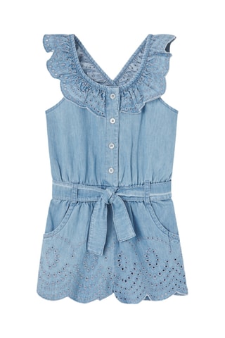 Combishort sans manches - Bleu clair