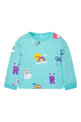 T-shirt et pantalon - Bleu et bleu clair