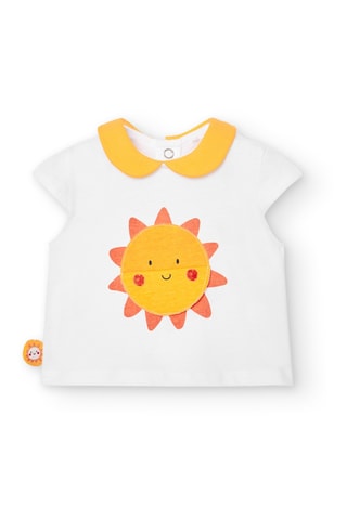 Robe et culotte - Blanc et jaune