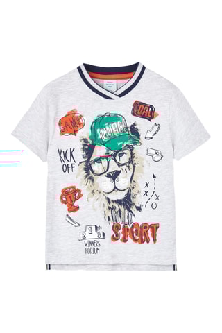 T-shirt - Gris clair