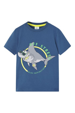 T-shirt et short - Indigo et jaune