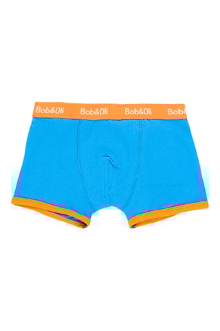 3 boxers - Orange, bleu et vert