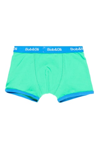 3 boxers - Orange, bleu et vert