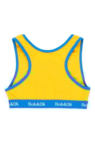 2 brassières - Jaune et bleu