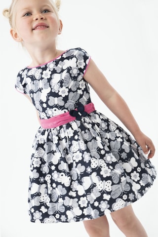 Robe patineuse - Bleu marine