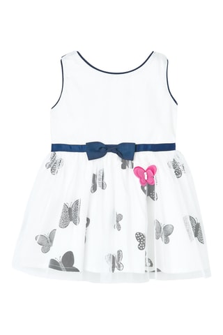 Robe patineuse sans manches - Blanc