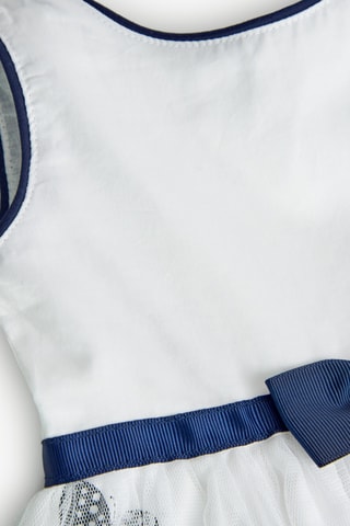 Robe patineuse sans manches - Blanc