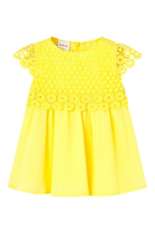 Robe trapèze - Jaune