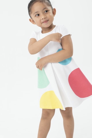 Robe trapèze - Blanc