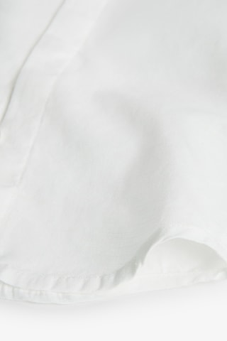 Chemise et nœud papillon en lin - Blanc