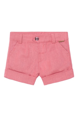 Bermuda en lin - Rose