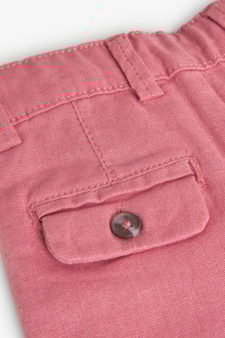 Bermuda en lin - Rose