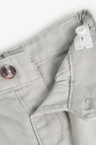 Bermuda en lin - Gris clair