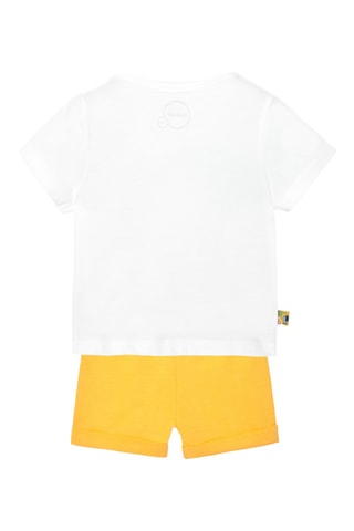 T-shirt et pantalon - Blanc et jaune