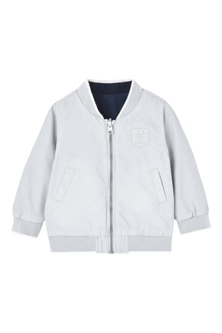 Blouson réversible - Bleu et gris
