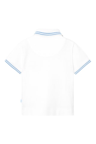 Polo - Blanc et bleu