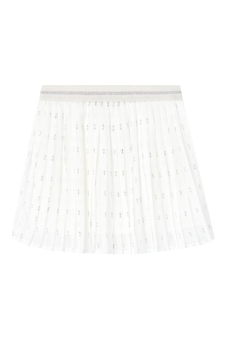 Jupe plissée - Blanc