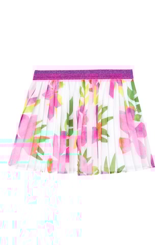 Jupe plissée - Blanc