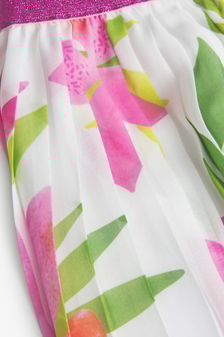 Jupe plissée - Blanc