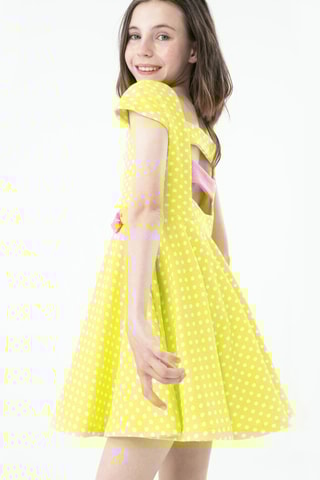 Robe patineuse - Jaune