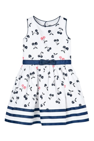 Robe patineuse sans manches - Blanc