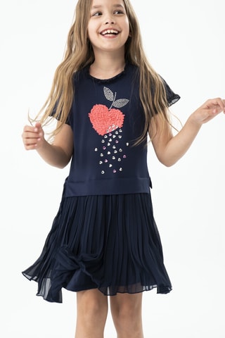 Robe trapèze - Bleu marine