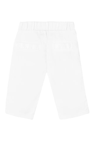 Chemise et pantalon en lin - Bleu et blanc