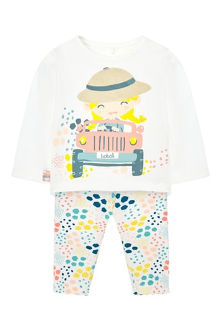 T-shirt et pantalon - Blanc