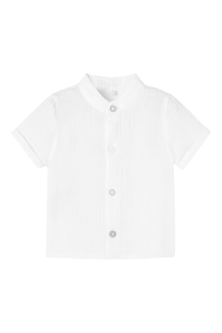 Chemise et short - Blanc et bleu clair