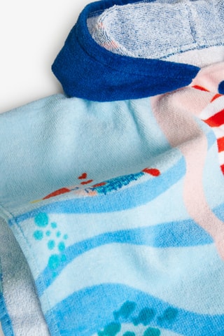 Poncho éponge - Bleu