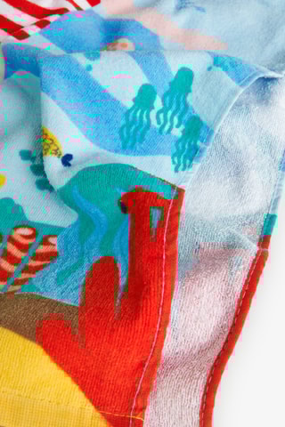 Poncho éponge - Bleu