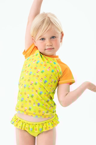 Bas de maillot - Vert et jaune