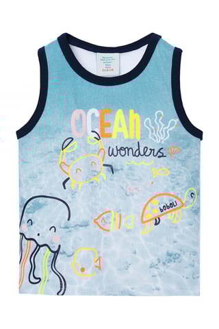 Débardeur - Bleu et blanc