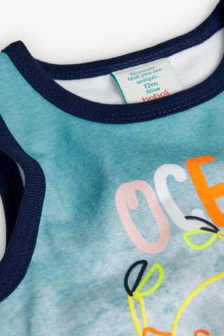 Débardeur - Bleu et blanc